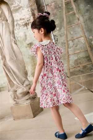 Vaina Dress LOUISE MISHA KIDS | GRIS26S0127CREAMFLORALHAVEN